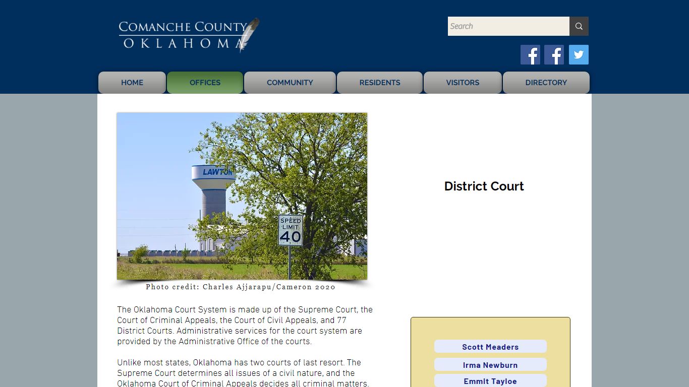 District Court | Comanche County